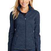 Ladies Digi Stripe Fleece Jacket